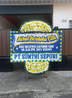 Papan Bunga Duka di Cisoka