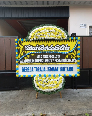 Papan Bunga Duka di Cisoka