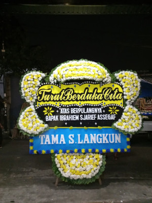 Papan Bunga Duka di Cisoka